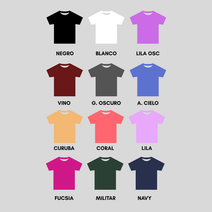 CAMISETA BASICA 160 GRAMAJE